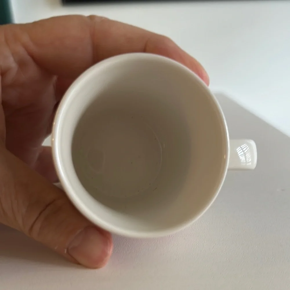 Starbucks 2014 Demitasse Christmas Cup Oh What Fun 3 oz